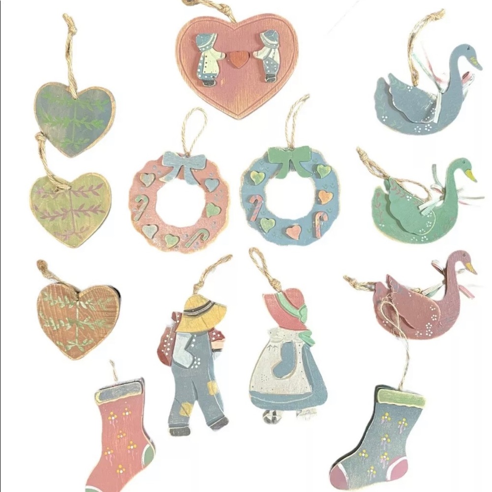 Vintage 1980’s Cottage Core Country Decor, Ornaments, Country Rustic, Geese